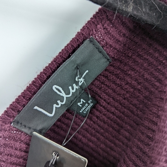 NWT LULU'S Faux Wrap Belted Dolman Sweater - Picture 5 of 8